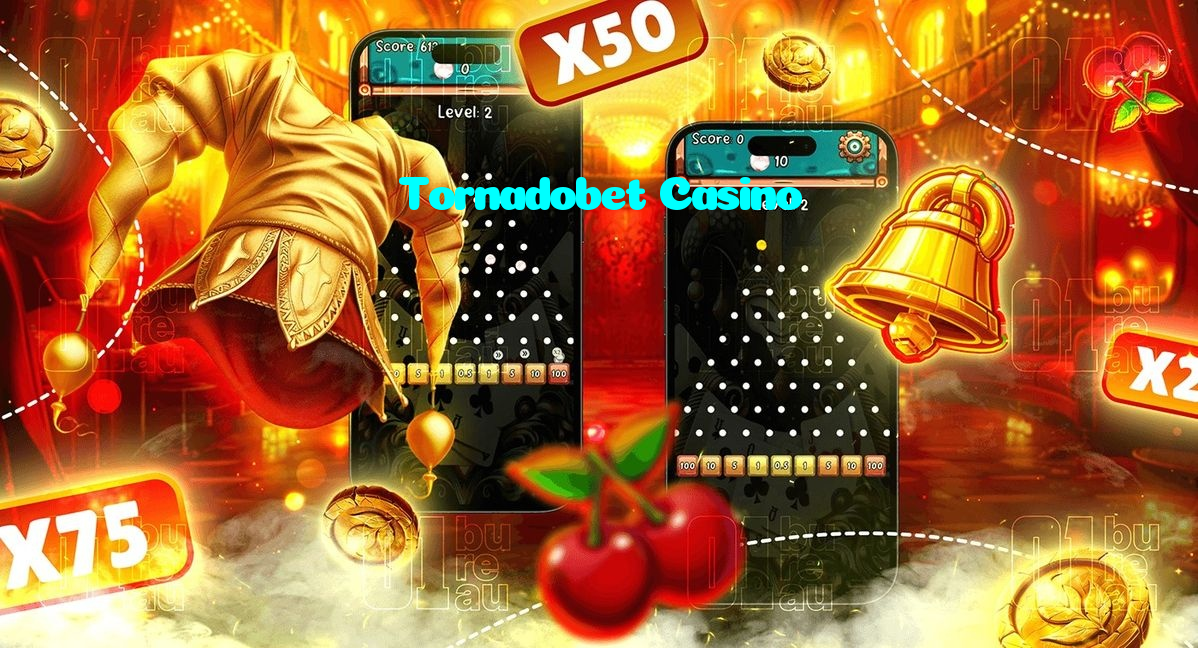 Tornadobet Casino casino presented on mobile device in Pakistan with slots and live games